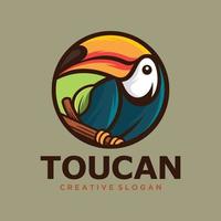 Toucan Bird Mascot Vector Illustration