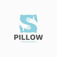 Pillow logo template. Pillow logo vector