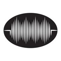 sound wave logo vector