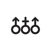 Gender icon vektor illustration design vector