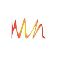 sound wave logo vector