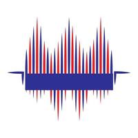 sound wave logo vector