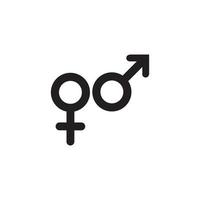 Gender icon vektor illustration design vector