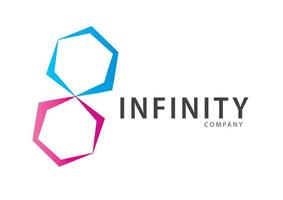 Infinity logo template vector design