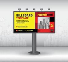 Billboard template design, banner design template vector