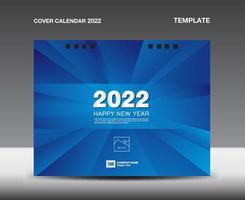 Cover Desk Calendar 2020 template, Cover Design, flyer, ads, booklet, catalog, newsletter, book cover, Blue polygonal background concept, Booklet, advertisement, printing, Business template, Vector