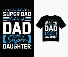 Dad love quotes template design illustration vector for apparel and t shirt design for fathers day