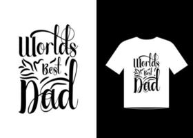 vector de diseño de plantilla de camiseta de citas del día del padre