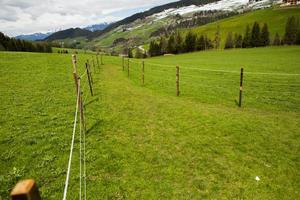 Beautiful mountain scenery in the Alps photo