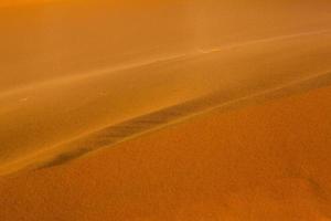 Beautiful sand dunes in the Sahara Desert in Morocco. Landscape in Africa in desert. photo