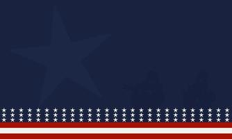 American flag with Silhouette of a veteran soldier, and copy space Area. Suitable to be placed on content with that theme. vector