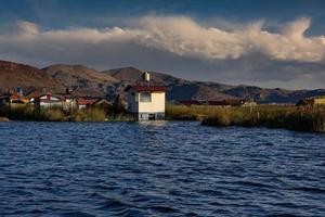 Lake Titicaca is the largest lake in South America and the highest navigable lake in the world. photo