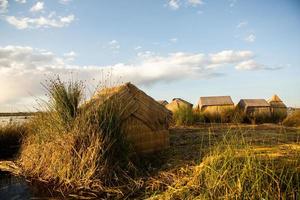 Lake Titicaca is the largest lake in South America and the highest navigable lake in the world. photo