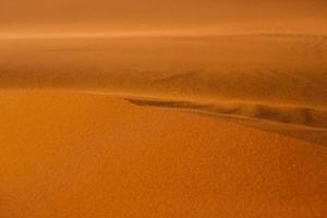 Beautiful sand dunes in the Sahara Desert in Morocco. Landscape in Africa in desert. photo