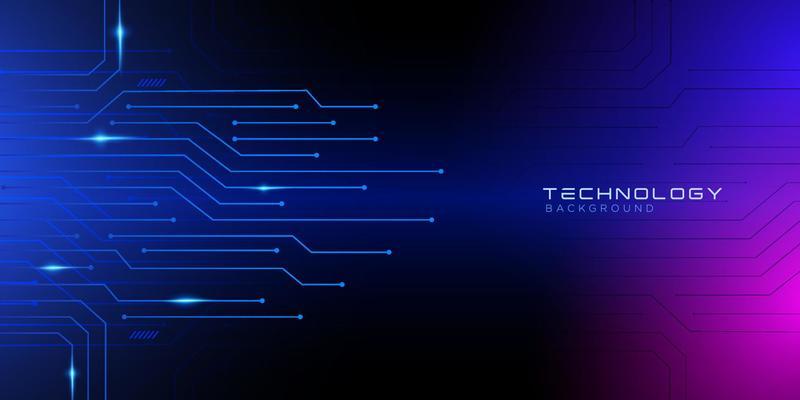 Modern Technology background with circuit board