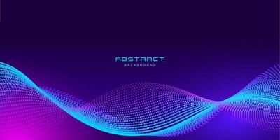 Abstract wave Technology background
