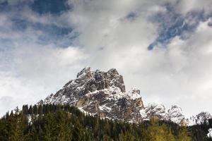 hermosos paisajes de montaña en los Alpes foto