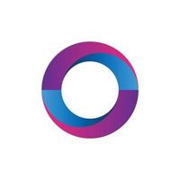 colorful abstract circle modern logo vector design
