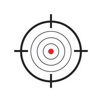 gun target icon vector design