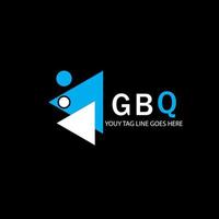 GBQ letter logo creative design with vector graphic