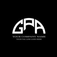 GPA letter logo creative design with vector graphic