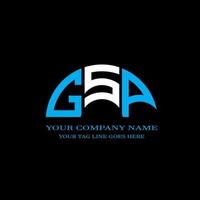 GSP letter logo creative design with vector graphic