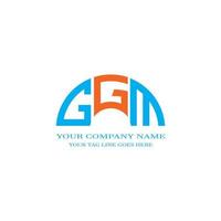 GGM letter logo creative design with vector graphic