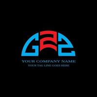 GZZ letter logo creative design with vector graphic