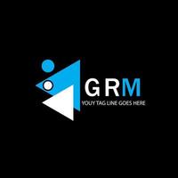 GRM letter logo creative design with vector graphic