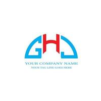 GHK letter logo creative design with vector graphic