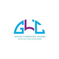 GLC letter logo creative design with vector graphic