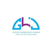 GLJ letter logo creative design with vector graphic