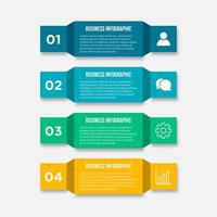 Timeline infographic design element and number options. Business concept with 4 steps. Can be used for workflow layout, diagram, annual report, web design. Vector business template for presentation.