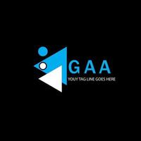 GAA letter logo creative design with vector graphic