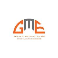 GME letter logo creative design with vector graphic