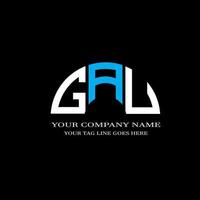 GAU letter logo creative design with vector graphic