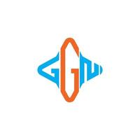 GGN letter logo creative design with vector graphic