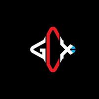 GCX letter logo creative design with vector graphic