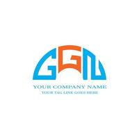 GGN letter logo creative design with vector graphic