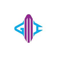 GMI letter logo creative design with vector graphic