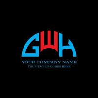 GWH letter logo creative design with vector graphic