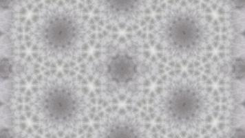 Symmetry pattern of white cloud in circle movement video
