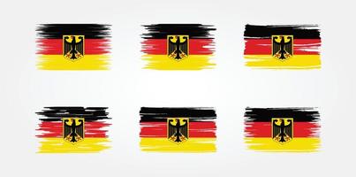 colección de banderas de alemania. bandera nacional vector