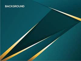 Background black and gold color gradient vector