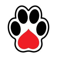 A trace of man's best friend vector