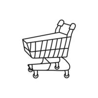 Shopping cart icon vector