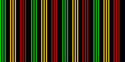 Vector pattern vertical stripe design. Green, red, yellow on black color. Paper, cloth, fabric, table cloth, napkin, cover, bed printing, or wrap use. Christmas day and Happy new year concept