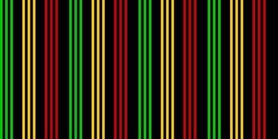 diseño de rayas verticales de patrón vectorial. verde, rojo, amarillo sobre color negro. papel, tela, tela, mantel, servilleta, cubierta, impresión de cama o uso de envoltura. día de navidad y feliz año nuevo concepto vector