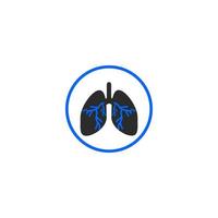 Human Lungs Icon vector