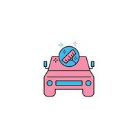 car wash cleaning icon vector